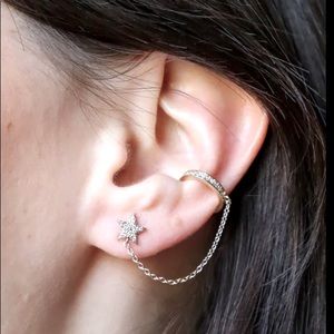 Star Tassels Stud Drop Earring